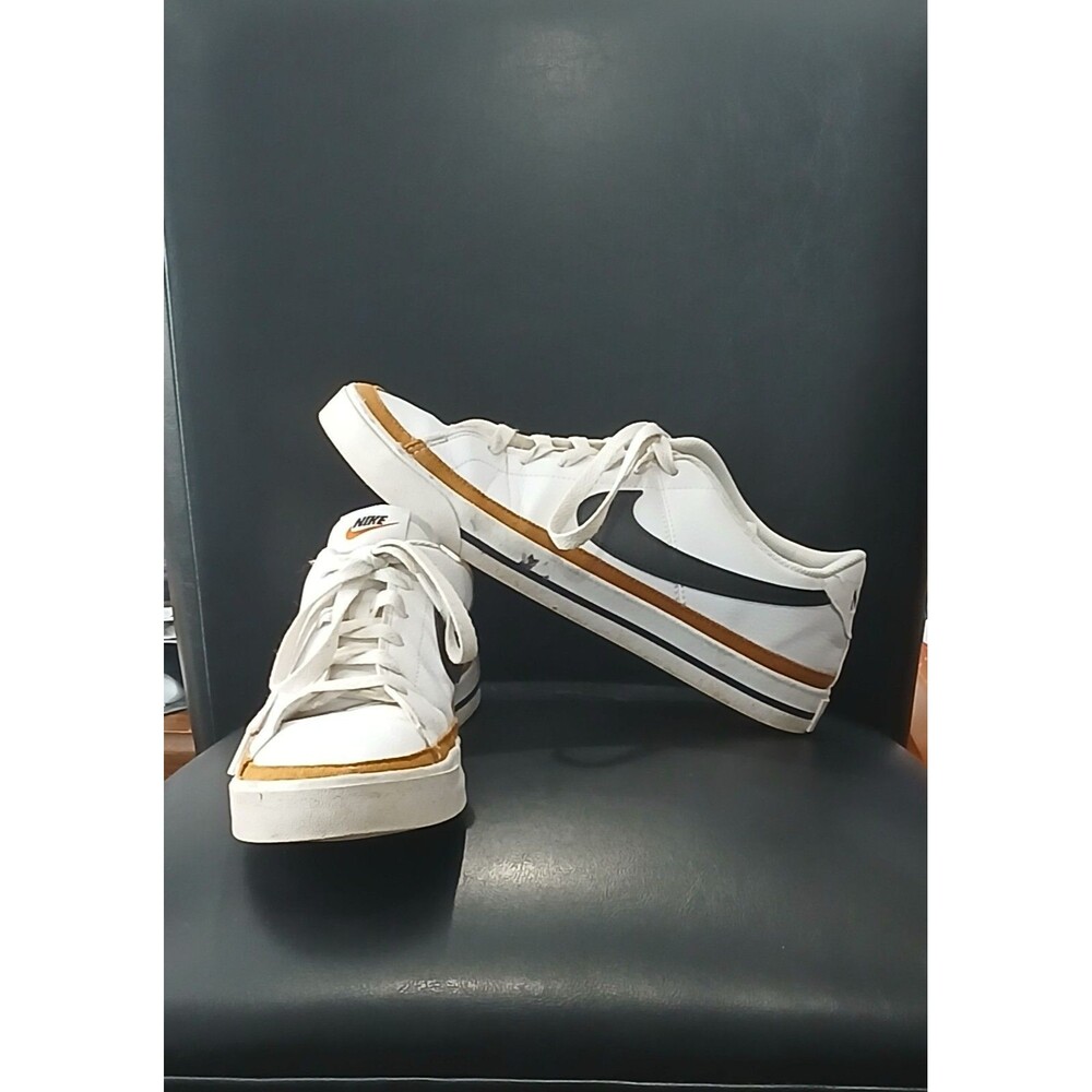 Nike Court Legacy. DH3162-100. White/Black. Men Size 10